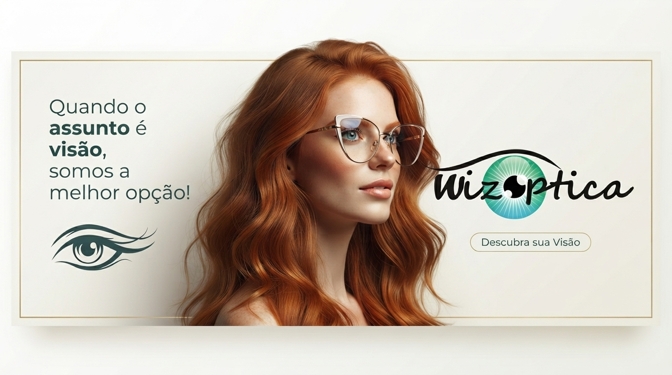Banner promocional Ótica Visão & Estilo